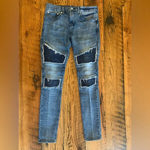 Stylish Blue Distressed Men Jeans